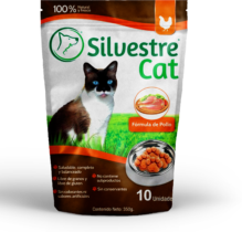 Silvestre Cat Pollo Bolsa 350 gramos (10 unidades)
